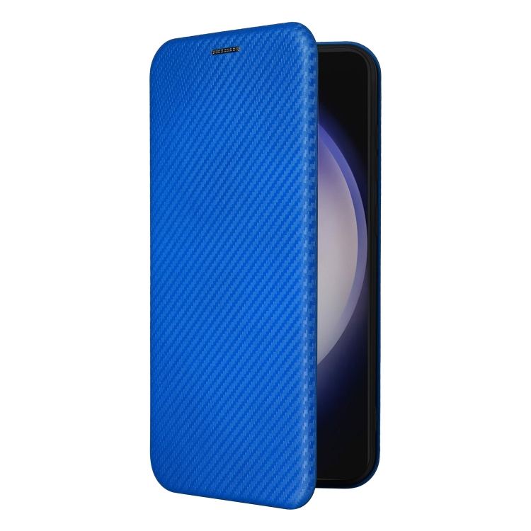 For Samsung Galaxy S24 5G Carbon Fiber Texture Flip Leather Phone Case(Blue) For Samsung Galaxy S24 5G Carbon Fiber Texture Flip Leather Phone Case(Blue)