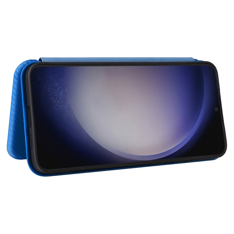 For Samsung Galaxy S24 5G Carbon Fiber Texture Flip Leather Phone Case(Blue) For Samsung Galaxy S24 5G Carbon Fiber Texture Flip Leather Phone Case(Blue)