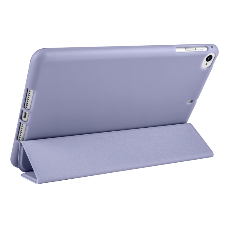 For iPad 9.7 2018 / 2017 / Air 2 / Air 3-folding TPU Horizontal Flip Leather Tablet Case with Holder(Lavender Grey) For iPad 9.7 2018 / 2017 / Air 2 / Air 3-folding TPU Horizontal Flip Leather Tablet Case with Holder(Lavender Grey)