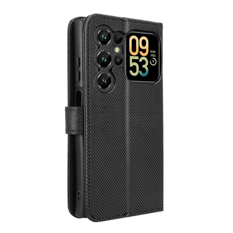 For Oukitel C62 / C62 Pro Diamond Texture Leather Phone Case(Black)