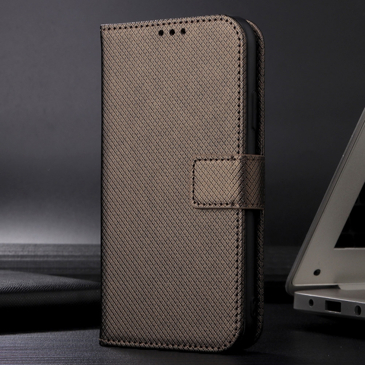 For Samsung Galaxy S24 Ultra 5G Diamond Texture Leather Phone Case(Brown) For Samsung Galaxy S24 Ultra 5G Diamond Texture Leather Phone Case(Brown)
