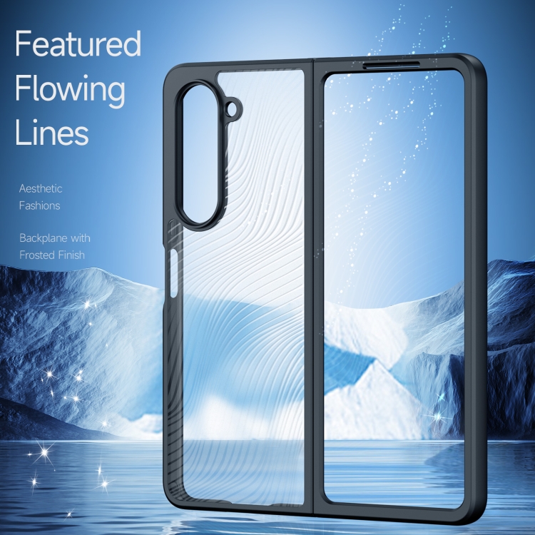 For Samsung Galaxy Z Fold5 5G DUX DUCIS Aimo Series TPU + PC Frosted Feel Phone Case(Black) For Samsung Galaxy Z Fold5 5G DUX DUCIS Aimo Series TPU + PC Frosted Feel Phone Case(Black)