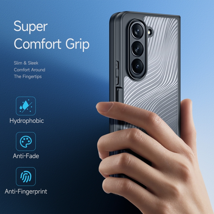 For Samsung Galaxy Z Fold5 5G DUX DUCIS Aimo Series TPU + PC Frosted Feel Phone Case(Black) For Samsung Galaxy Z Fold5 5G DUX DUCIS Aimo Series TPU + PC Frosted Feel Phone Case(Black)