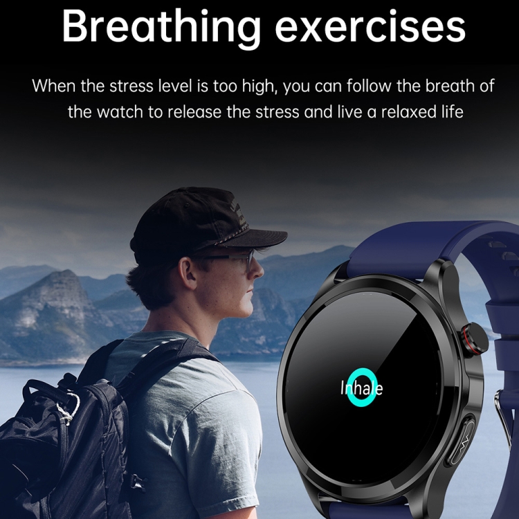 TK22 inch IP67 Waterproof Silicone Band Smart Watch Supports