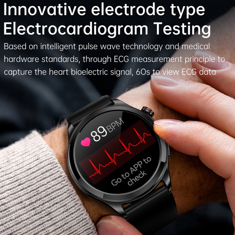 Orologio Intelligente ECG, Smartwatch Con Glicemia Con Chiamata, Tracker  Fitness ECG + PPG Da 1,91 con Temperatura Corporea, Monitor Della Pressione  Sanguigna Della Frequenza Cardiaca,Red : : Elettronica