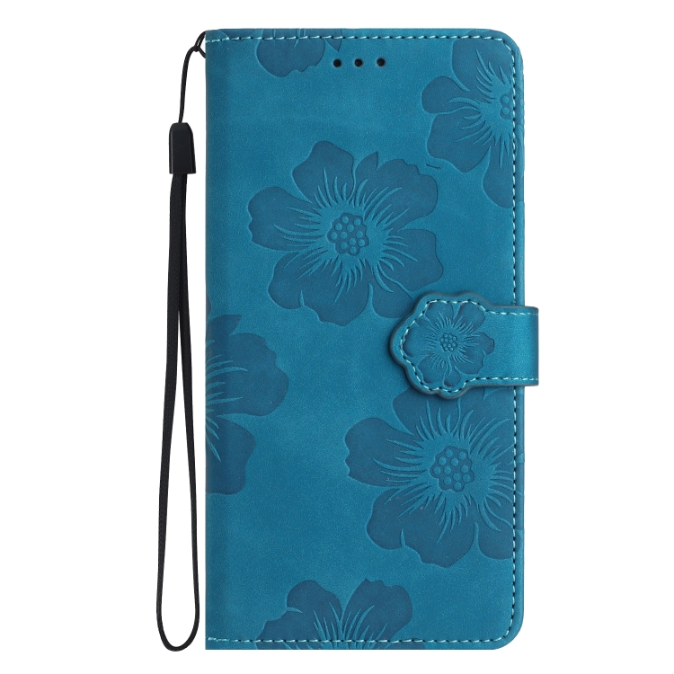 For Samsung Galaxy S23 Ultra 5G Flower Embossing Pattern Leather Phone Case(Blue) For Samsung Galaxy S23 Ultra 5G Flower Embossing Pattern Leather Phone Case(Blue)