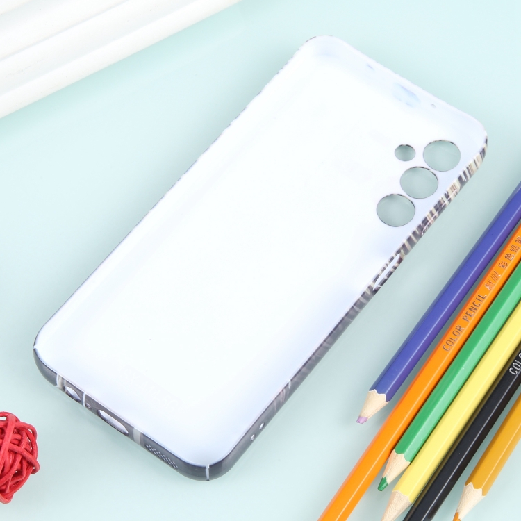 For Samsung Galaxy S22 5G Precise Hole Oil Painting Pattern PC Phone Case(Rain) For Samsung Galaxy S22 5G Precise Hole Oil Painting Pattern PC Phone Case(Rain)
