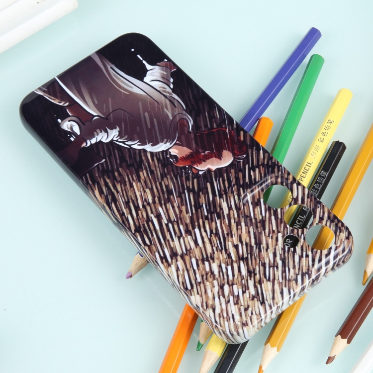 For Samsung Galaxy S22 5G Precise Hole Oil Painting Pattern PC Phone Case(Rain) For Samsung Galaxy S22 5G Precise Hole Oil Painting Pattern PC Phone Case(Rain)
