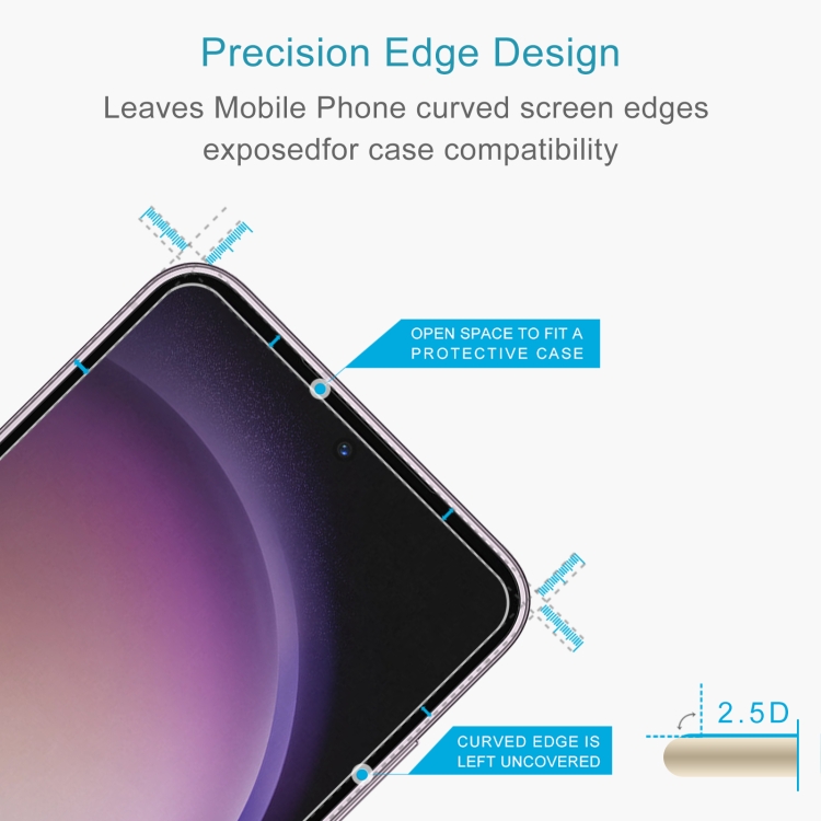 Pour Samsung Galaxy S23 FE 5G 0.26mm 9H 2.5D Film de verre trempé