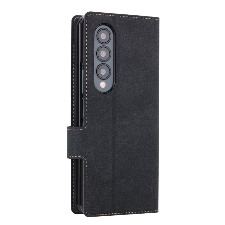 For Samsung Galaxy Z Fold4 Vili PR Series Flip Leather Phone Case(Black) For Samsung Galaxy Z Fold4 Vili PR Series Flip Leather Phone Case(Black)