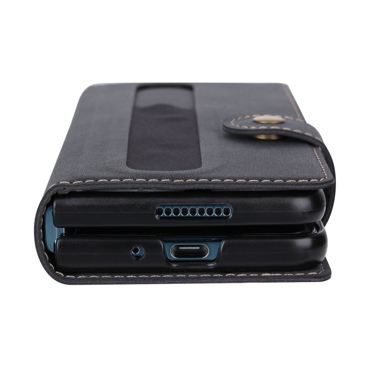For Samsung Galaxy Z Fold4 Vili PR Series Flip Leather Phone Case(Black) For Samsung Galaxy Z Fold4 Vili PR Series Flip Leather Phone Case(Black)