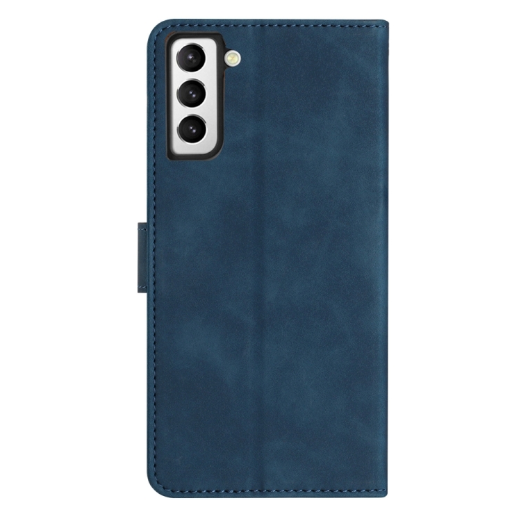 For Samsung Galaxy S22+ 5G Seven Butterflies Embossed Leather Phone Case(Blue) For Samsung Galaxy S22+ 5G Seven Butterflies Embossed Leather Phone Case(Blue)