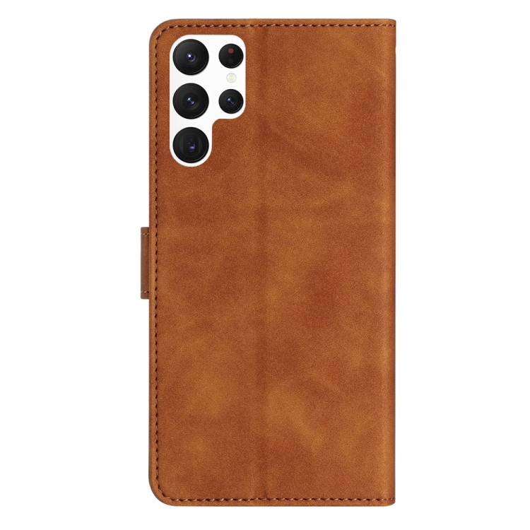 For Samsung Galaxy S23+ 5G Seven Butterflies Embossed Leather Phone Case(Brown) For Samsung Galaxy S23+ 5G Seven Butterflies Embossed Leather Phone Case(Brown)