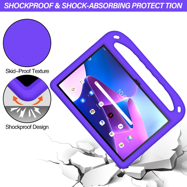 5.19] For Lenovo Tab P11 Gen2 11.5 Thumb Bracket EVA Shockproof Tablet  Case(Purple)