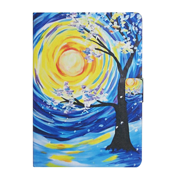 For iPad 11 Pro (2020) Colored Drawing Pattern Horizontal Flip Leather Tablet Case with Holder & Card Slots & Sleep / Wake-up Function(Starry Sky Tree) For iPad 11 Pro (2020) Colored Drawing Pattern Horizontal Flip Leather Tablet Case with Holder & Card Slots & Sleep / Wake-up Function(Starry Sky Tree)