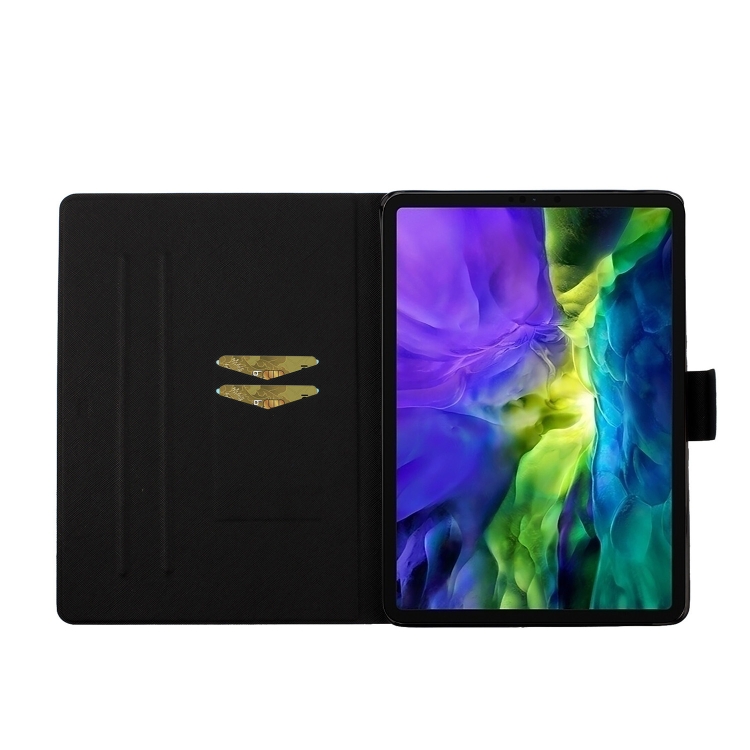 For iPad 11 Pro (2020) Colored Drawing Pattern Horizontal Flip Leather Tablet Case with Holder & Card Slots & Sleep / Wake-up Function(Starry Sky Tree) For iPad 11 Pro (2020) Colored Drawing Pattern Horizontal Flip Leather Tablet Case with Holder & Card Slots & Sleep / Wake-up Function(Starry Sky Tree)