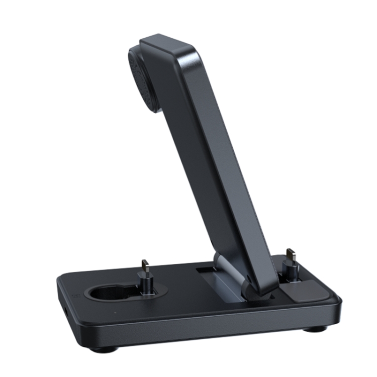 JOYROOM JR-WQS02 4 in 1 Wireless Charging Stand For iPhone / AirPods / Apple Watch Series(Black) JOYROOM JR-WQS02 4 in 1 Wireless Charging Stand For iPhone / AirPods / Apple Watch Series(Black)