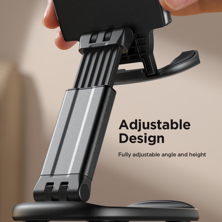 JOYROOM JR-ZS371 Foldable Desktop Phone Stand(Black) - 4