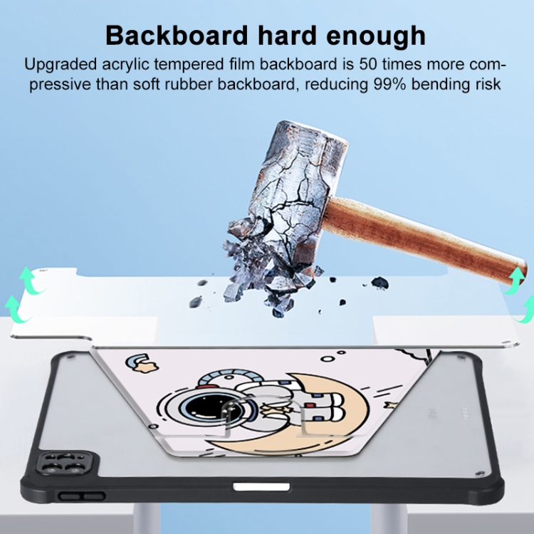 For iPad 10th Gen 10.9 2022 3-Fold 360 Rotation Painted Leather Smart Tablet Case(Astronaut) For iPad 10th Gen 10.9 2022 3-Fold 360 Rotation Painted Leather Smart Tablet Case(Astronaut)