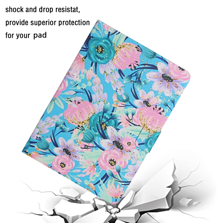 For iPad Pro 11 2020 Flower Pattern Horizontal Flip Leather Tablet Case with Card Slots & Holder(Pink Flower) For iPad Pro 11 2020 Flower Pattern Horizontal Flip Leather Tablet Case with Card Slots & Holder(Pink Flower)