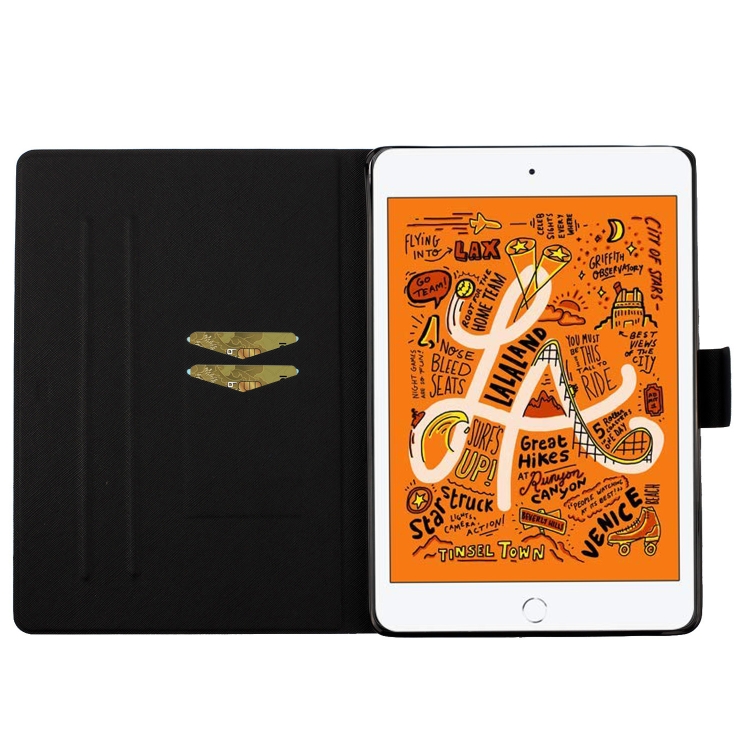 For iPad Mini 2019 Flower Pattern Horizontal Flip Leather Case with Card Slots & Holder(Blue Flower On White) For iPad Mini 2019 Flower Pattern Horizontal Flip Leather Case with Card Slots & Holder(Blue Flower On White)
