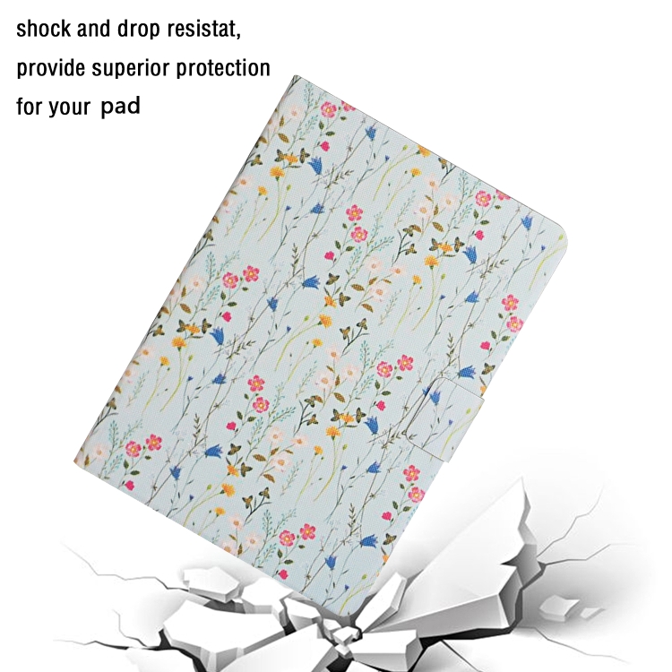 For iPad Mini 4 & 3 & 2 & 1 Flower Pattern Horizontal Flip Leather Case with Card Slots & Holder(Small Floral) For iPad Mini 4 & 3 & 2 & 1 Flower Pattern Horizontal Flip Leather Case with Card Slots & Holder(Small Floral)
