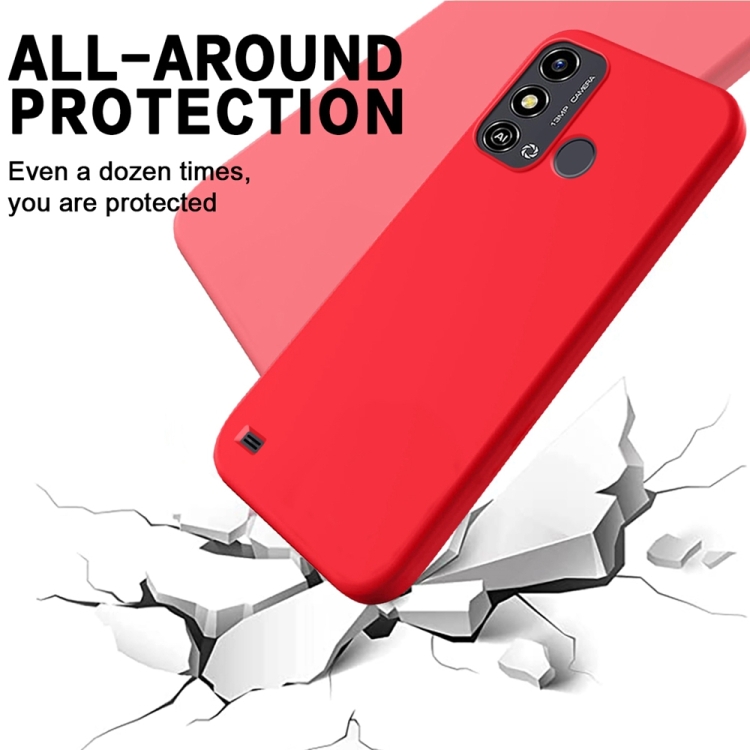 Case for ZTE Blade A53 Pro (4G) Clear Silicone Gel Case + Optional