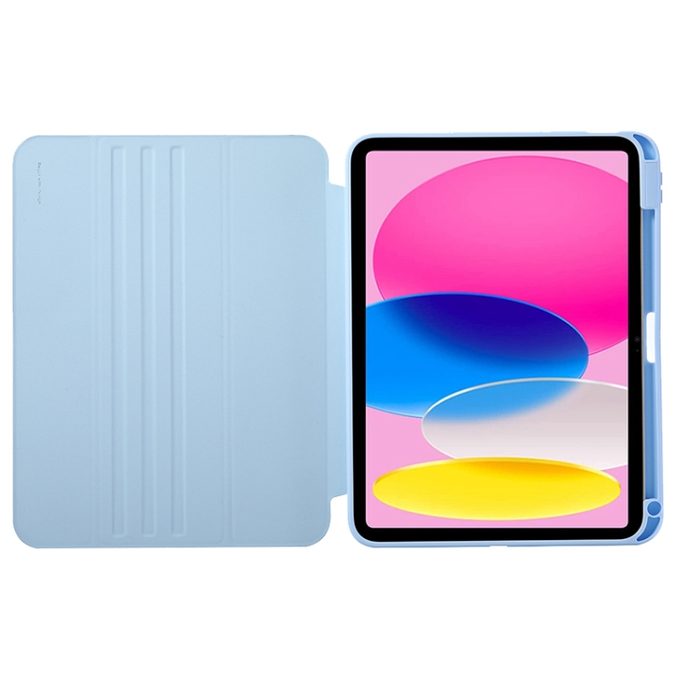 For iPad Air / Air 2 / 9.7 2017 / 2018 3-Fold 360 Rotation Painted Leather Smart Tablet Case(Lucky Duck) For iPad Air / Air 2 / 9.7 2017 / 2018 3-Fold 360 Rotation Painted Leather Smart Tablet Case(Lucky Duck)