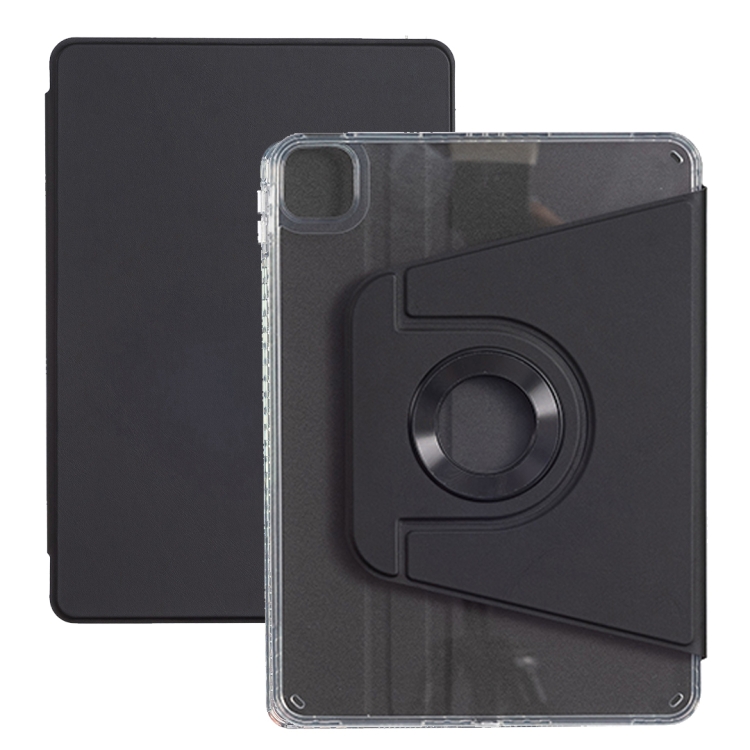 For iPad Pro 12.9 2022 / 2021 / 2020 Magnetic Split Leather Smart Tablet Case(Black) For iPad Pro 12.9 2022 / 2021 / 2020 Magnetic Split Leather Smart Tablet Case(Black)