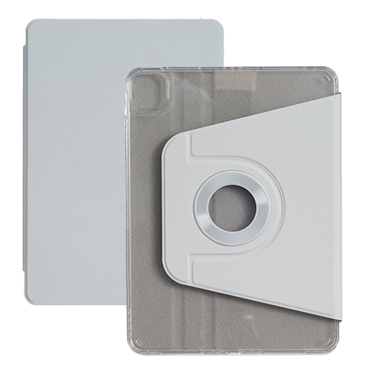 For iPad mini 6 / mini 2024 Magnetic Split Leather Smart Tablet Case(Grey) For iPad mini 6 / mini 2024 Magnetic Split Leather Smart Tablet Case(Grey)