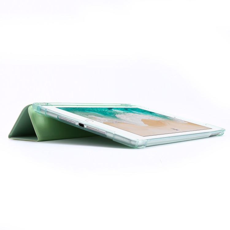 For iPad Air 2 Airbag Horizontal Flip Leather Case with Three-fold Holder & Pen Holder(Mint Green) For iPad Air 2 Airbag Horizontal Flip Leather Case with Three-fold Holder & Pen Holder(Mint Green)