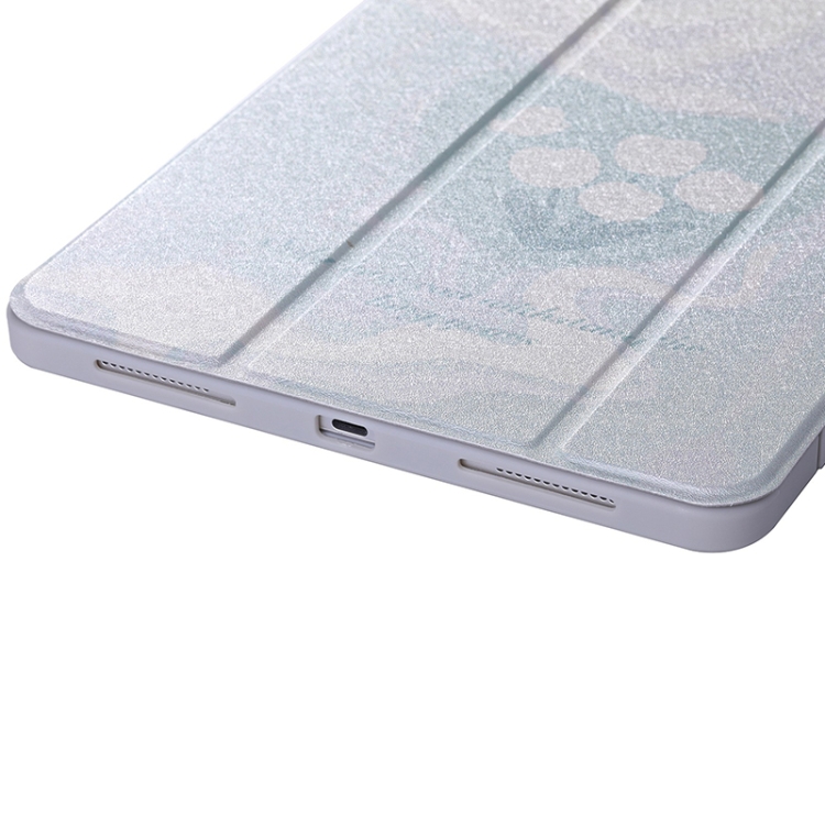 For iPad Pro 12.9 2022 / 2021 / 2020 Split Drawer Rotation Painted Leather Smart Tablet Case(Flowers) For iPad Pro 12.9 2022 / 2021 / 2020 Split Drawer Rotation Painted Leather Smart Tablet Case(Flowers)