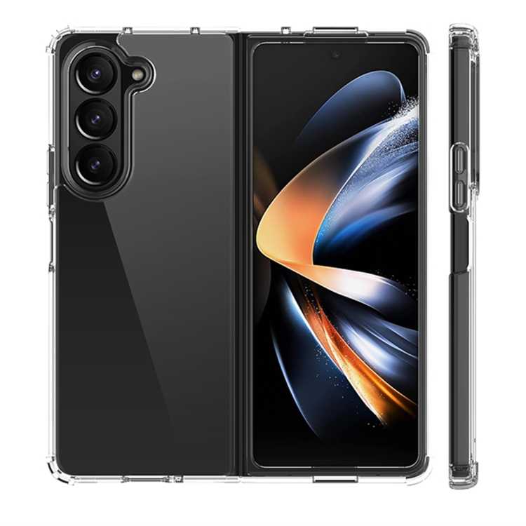 For Samsung Galaxy Z Fold5 Transparent PC + TPU Shockproof Phone Case For Samsung Galaxy Z Fold5 Transparent PC + TPU Shockproof Phone Case