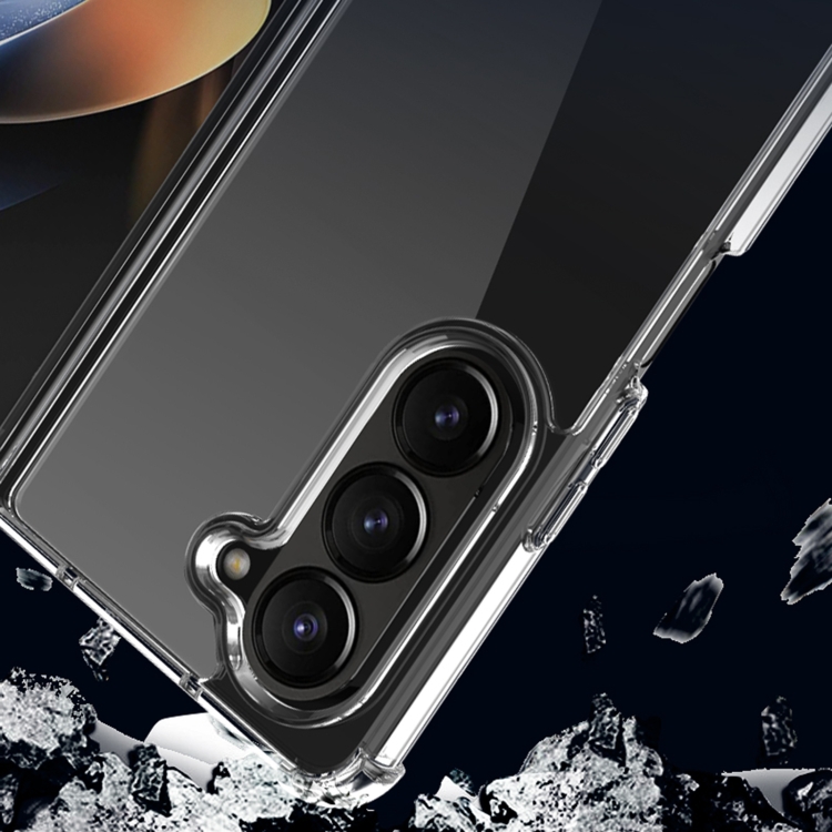 For Samsung Galaxy Z Fold5 Transparent PC + TPU Shockproof Phone Case For Samsung Galaxy Z Fold5 Transparent PC + TPU Shockproof Phone Case