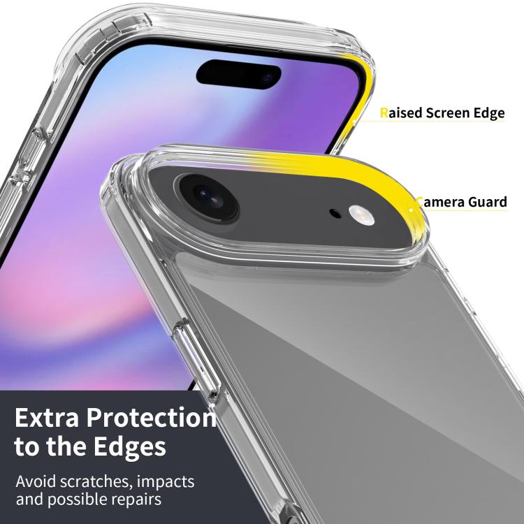 For iPhone Air Scratchproof Acrylic 1.5mm Phone Case(Transparent)