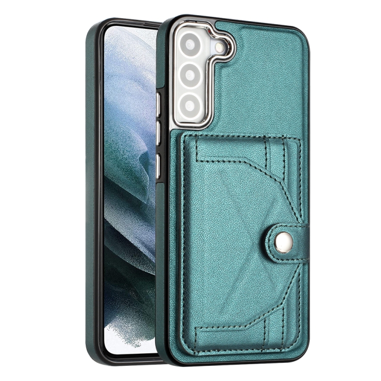 For Samsung Galaxy S23+ Shockproof Leather Phone Case with Card Holder(Green) For Samsung Galaxy S23+ Shockproof Leather Phone Case with Card Holder(Green)