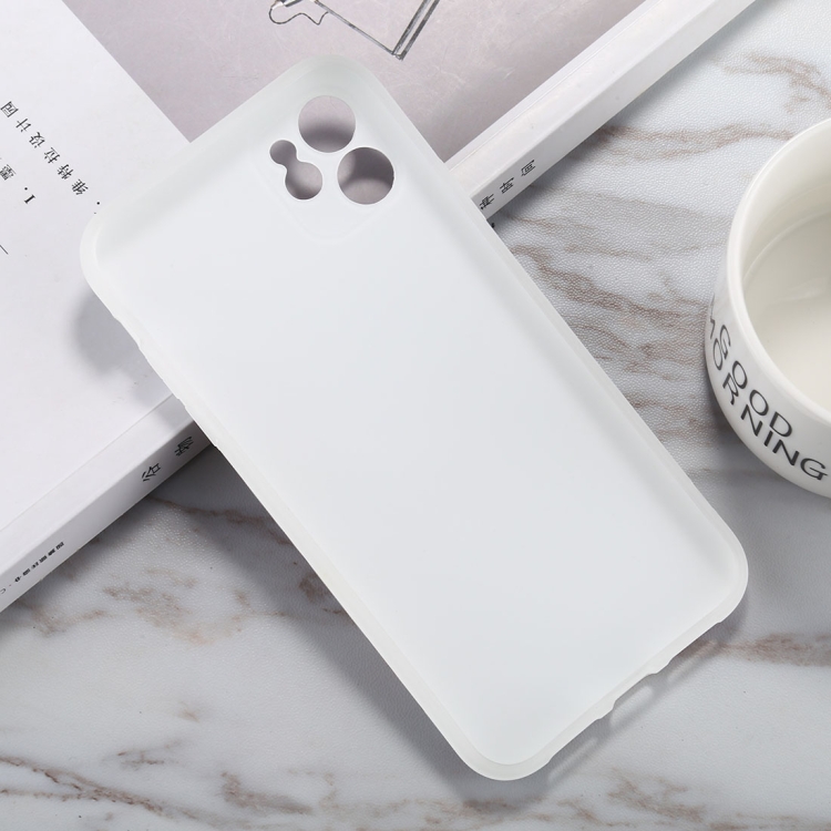 For iPhone 11 Pro Watercolor Marble Pattern IMD TPU Mobile Phone Case(White)