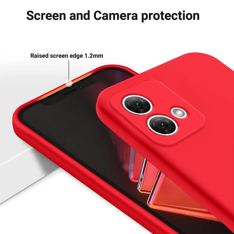 For Motorola Moto G84 5G Case,Clear Silicone Shockproof Gel Phone Cover