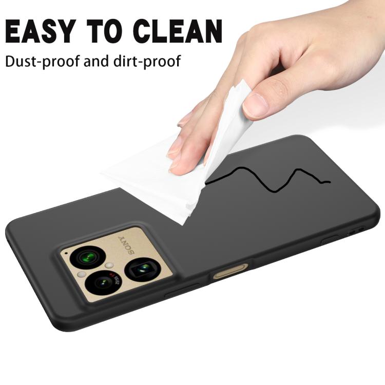 For Sony Xperia 1 VIII Solid Color Liquid Silicone Dropproof Full Coverage Phone Case(Black)