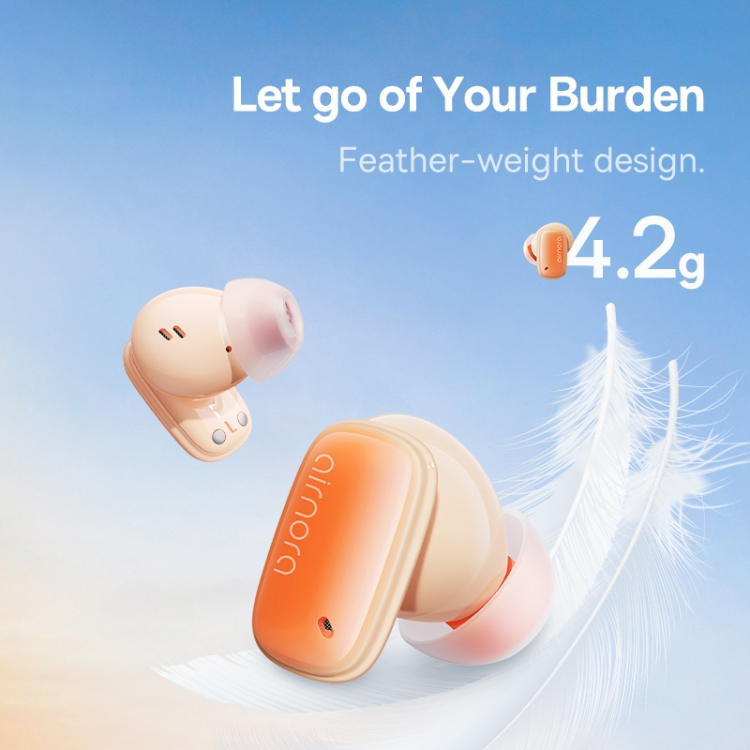 Baseus AirNora Series 2 TWS True Wireless Bluetooth Earphone(Orange) Baseus AirNora Series 2 TWS True Wireless Bluetooth Earphone(Orange)