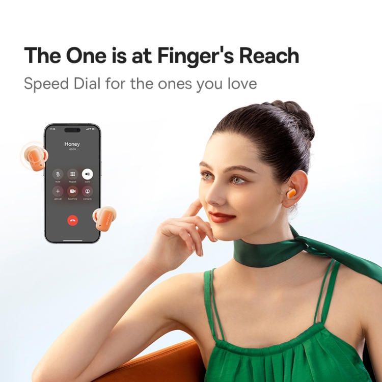 Baseus AirNora Series 2 TWS True Wireless Bluetooth Earphone(Orange) Baseus AirNora Series 2 TWS True Wireless Bluetooth Earphone(Orange)