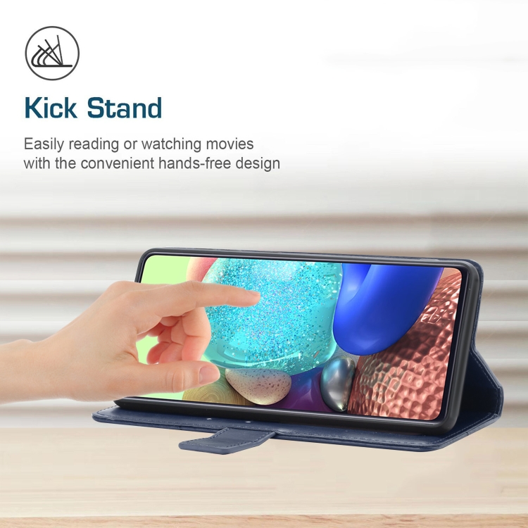 For iPhone 16 HT01 Y-shaped Pattern Flip Leather Phone Case(Blue) For iPhone 16 HT01 Y-shaped Pattern Flip Leather Phone Case(Blue)