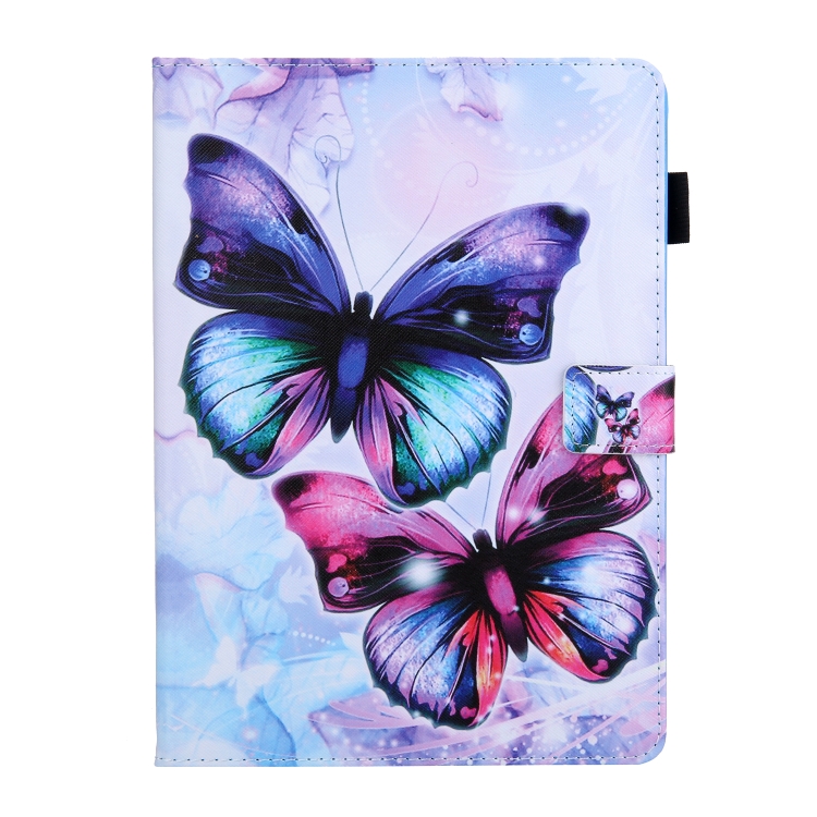 For iPad 5 Colored Drawing Pattern Horizontal Flip Leather Case with Holder & Card Slots & Anti-skid Strip & Wake-up / Sleep Sunction(Butterfly) For iPad 5 Colored Drawing Pattern Horizontal Flip Leather Case with Holder & Card Slots & Anti-skid Strip & Wake-up / Sleep Sunction(Butterfly)