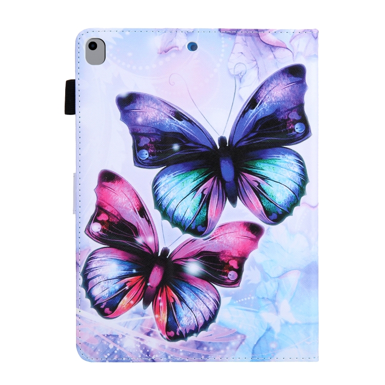 For iPad 5 Colored Drawing Pattern Horizontal Flip Leather Case with Holder & Card Slots & Anti-skid Strip & Wake-up / Sleep Sunction(Butterfly) For iPad 5 Colored Drawing Pattern Horizontal Flip Leather Case with Holder & Card Slots & Anti-skid Strip & Wake-up / Sleep Sunction(Butterfly)