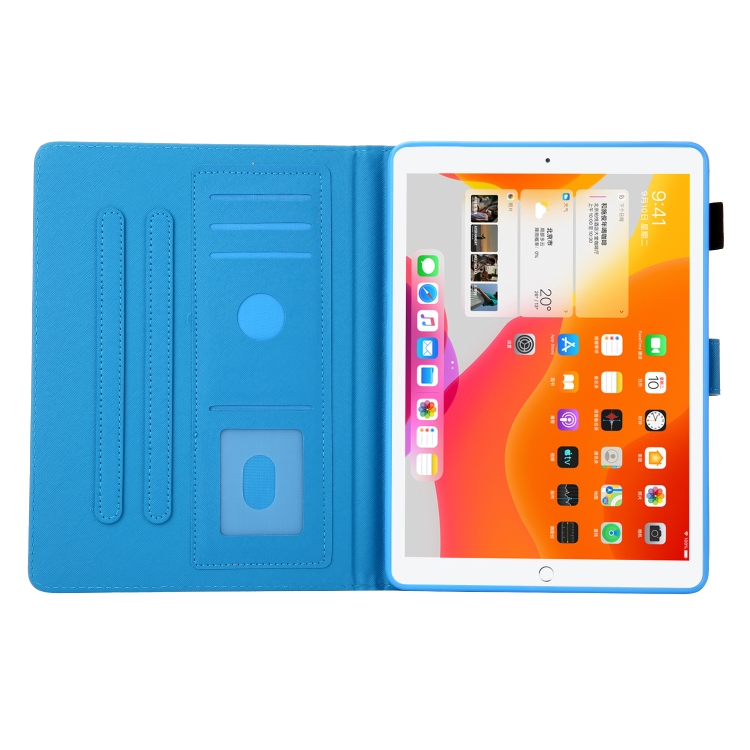 For iPad 5 Colored Drawing Pattern Horizontal Flip Leather Case with Holder & Card Slots & Anti-skid Strip & Wake-up / Sleep Sunction(Butterfly) For iPad 5 Colored Drawing Pattern Horizontal Flip Leather Case with Holder & Card Slots & Anti-skid Strip & Wake-up / Sleep Sunction(Butterfly)
