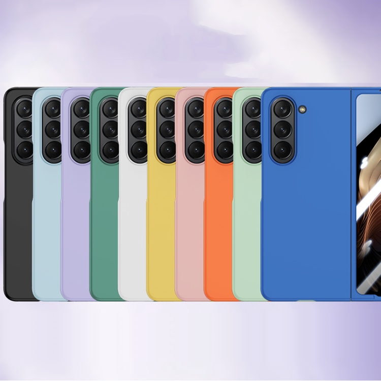 For Samsung Galaxy Z Fold5 Integrated PC Skin Feel Shockproof Phone Case(Flaming Orange) For Samsung Galaxy Z Fold5 Integrated PC Skin Feel Shockproof Phone Case(Flaming Orange)