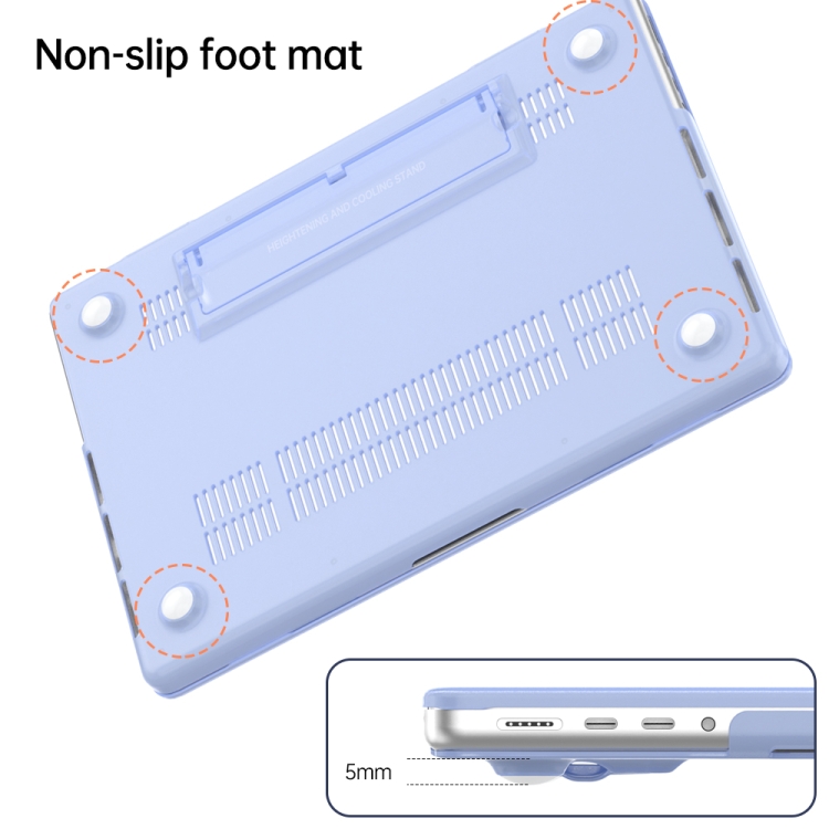 For Macbook Pro 16.2 2023 A2991/A2780 Frosted Translucent Laptop Protective Case(Mint Green) For Macbook Pro 16.2 2023 A2991/A2780 Frosted Translucent Laptop Protective Case(Mint Green)