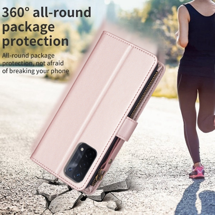 Leather Flip Wallet Case For Oppo A54/A74/A93 5G - Shockproof, Card Slots, Kickstand, Protective Cover