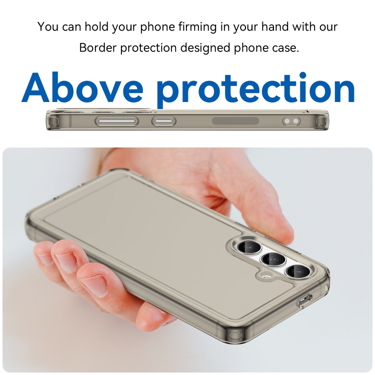 For Samsung Galaxy S24 5G Candy Series TPU Phone Case(Transparent Grey) For Samsung Galaxy S24 5G Candy Series TPU Phone Case(Transparent Grey)