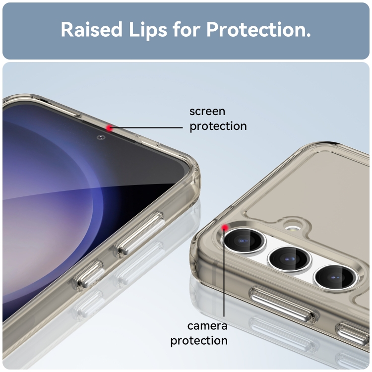 For Samsung Galaxy S24 5G Candy Series TPU Phone Case(Transparent Grey) For Samsung Galaxy S24 5G Candy Series TPU Phone Case(Transparent Grey)